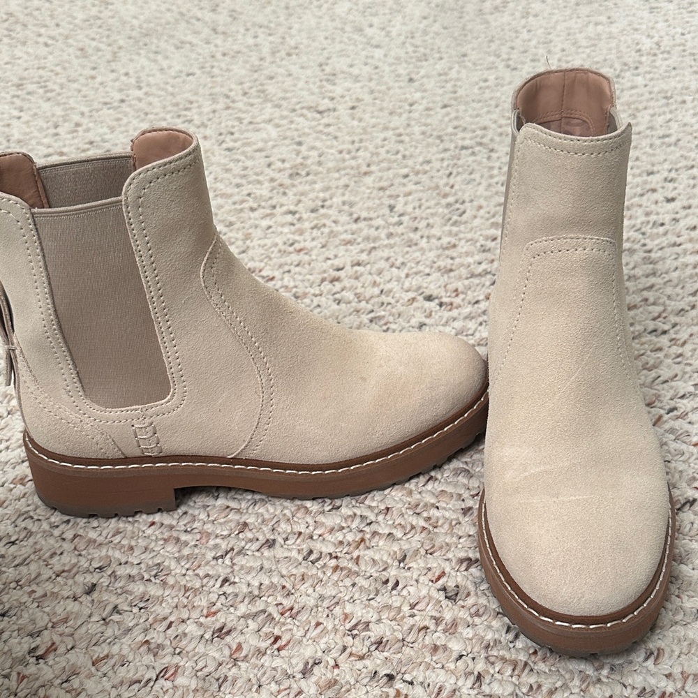 Cole Haan Women's Cream Ankle Boots